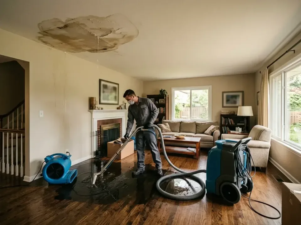attic-pipe-burst-ceiling-drip-008 — frequently asked questions, Water Damage Restoration & Carpet Care in North Muskegon, MI